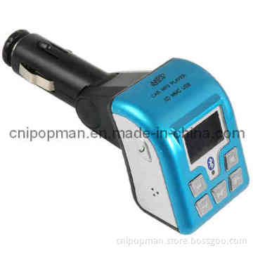 Car MP3 Player With Fm Transmitter, Bluetooth,Remote, and Support USB Flash Disk
